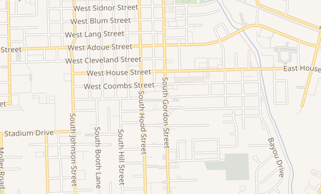 map of 109 W Coombs 200 Alvin, TX 77511