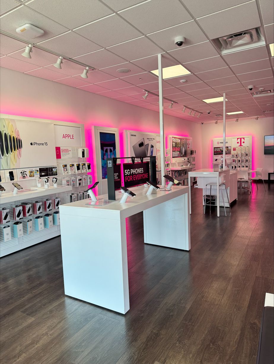 Interior photo of T-Mobile Store at Weaver Blvd & I-26, Weaverville, NC
