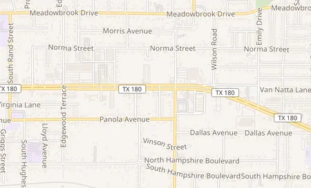 map of 5016 E Lancaster Ave Suite 104 Ft. Worth, TX 76103