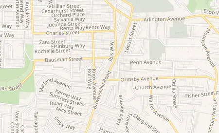 map of 330 Brownsville Rd Pittsburgh, PA 15210