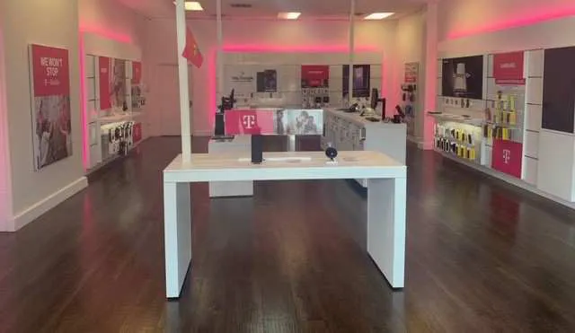 Interior photo of T-Mobile Store at Main St & Old San Antonio Rd, Buda, TX
