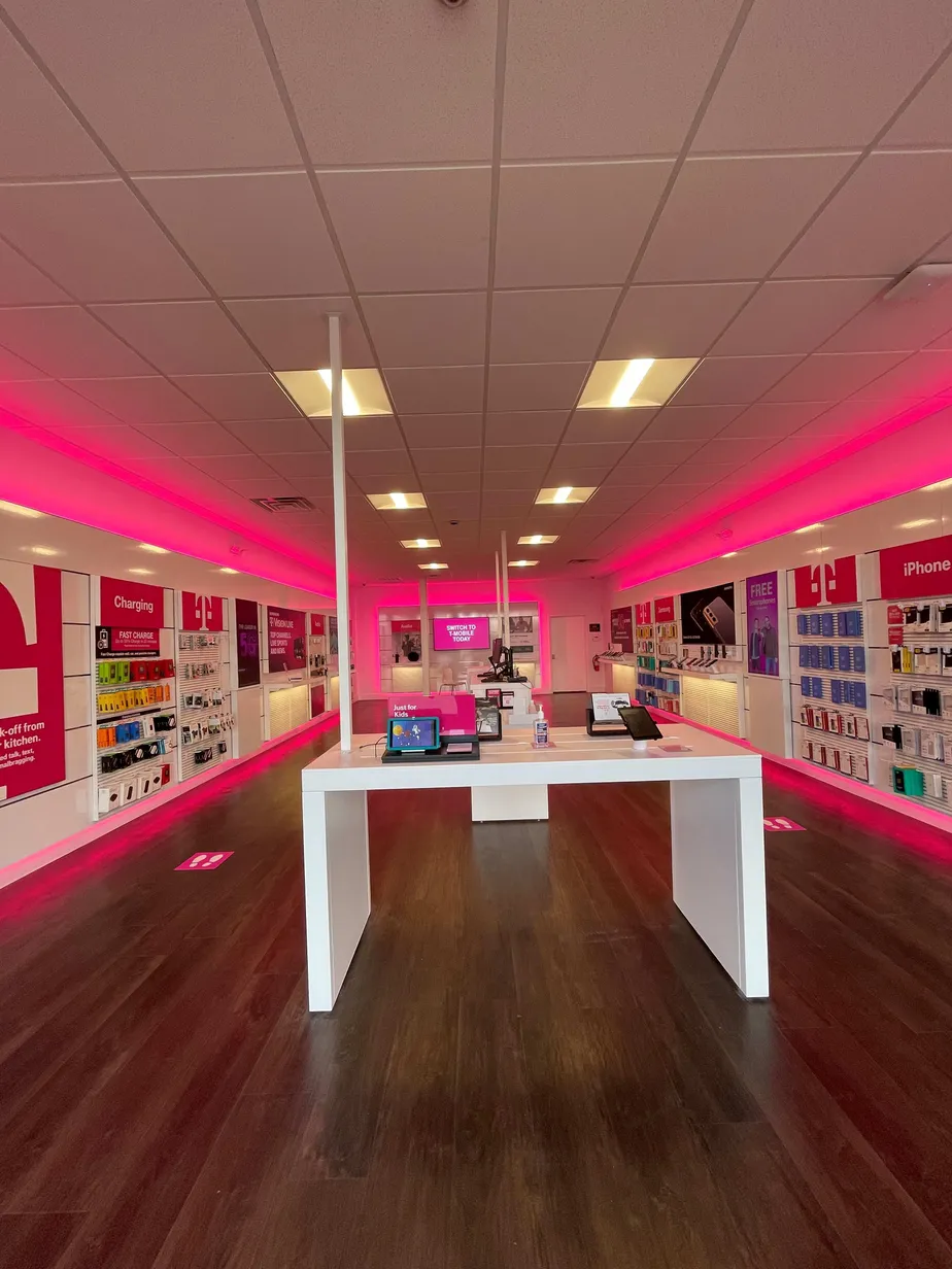 Interior photo of T-Mobile Store at E Tyler St & Flat Creek Rd, Athens, TX
