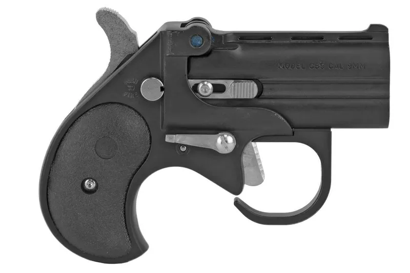 Bearman Big Bore 9mm Derringer BBG9BB, Black/Black 2rd 2.75" - Cobra Enterprises