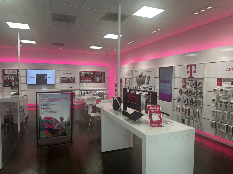Interior photo of T-Mobile Store at Matthews Township Pkwy, Matthews, NC