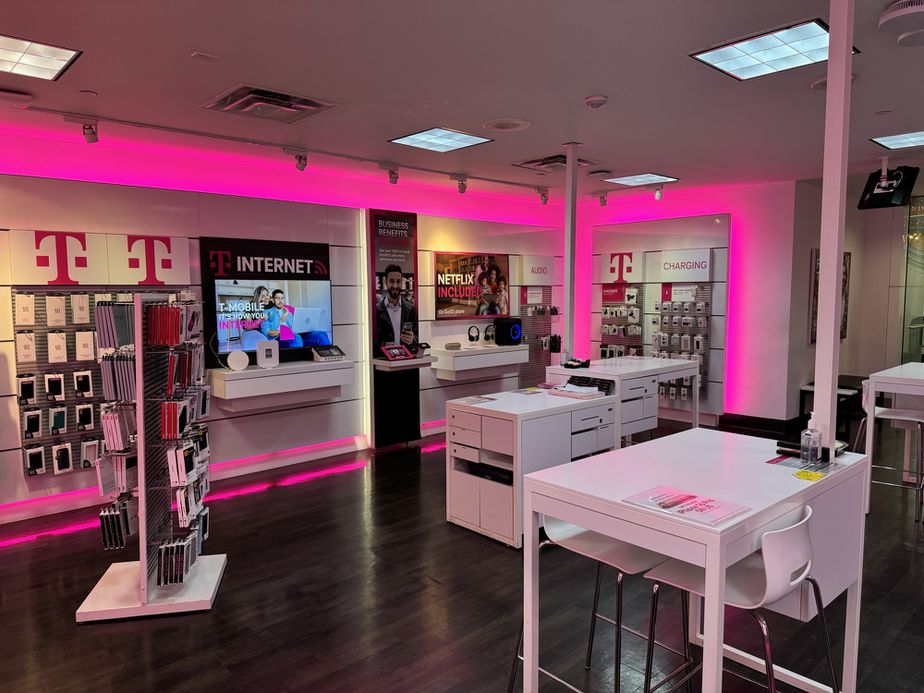 Interior photo of T-Mobile Store at Westfield Culver City, Culver City, CA