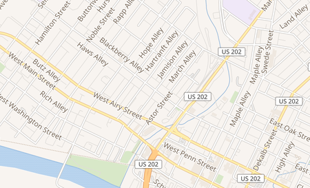 map of 426 W Marshall St Norristown, PA 19401