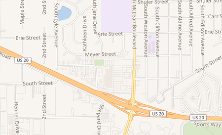 map of 302 S. McLean Blvd Unit B Elgin, IL 60123