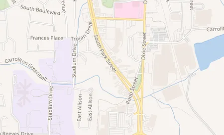 map of 901D South Park St Carrollton, GA 30117