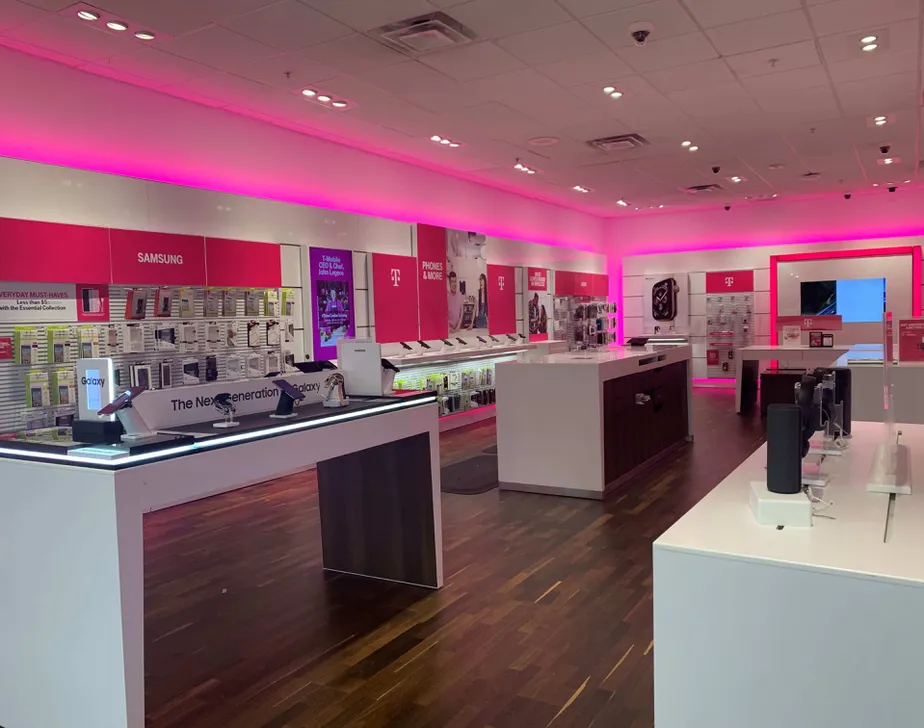 Interior photo of T-Mobile Store at Crabtree Valley Mall, Raleigh, NC