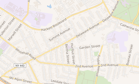 map of 332 Delaware Ave Albany, NY 12209
