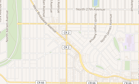 map of 7631 W Broadway Ave B Brooklyn Park, MN 55428