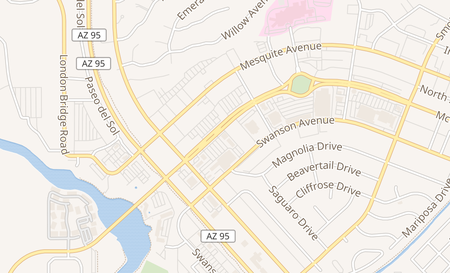map of 1690 McCulloch Blvd. Suite 101 Lake Havasu City, AZ 86403