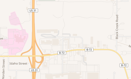 map of 1848 E Sherman Blvd , Suite K Ste K Muskegon, MI 49444