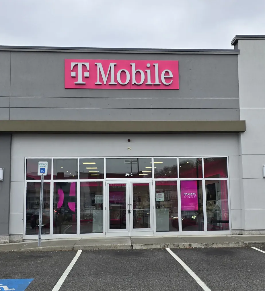  Exterior photo of T-Mobile Store at The Trolley Yard, Worcester, MA 