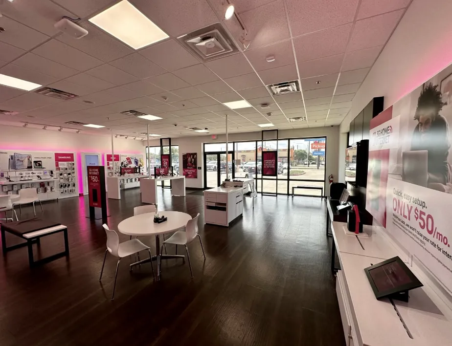 Interior photo of T-Mobile Store at W Southline St & S Washington, Cleveland, TX