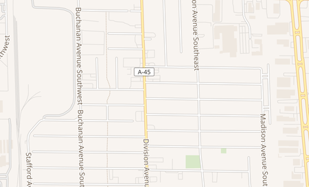 map of 3900 Division Ave S Wyoming, MI 49548