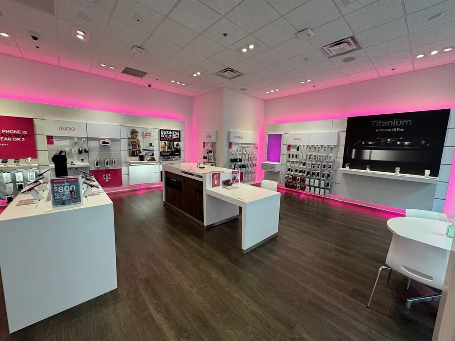 Interior photo of T-Mobile Store at Eastview Mall, Victor, NY