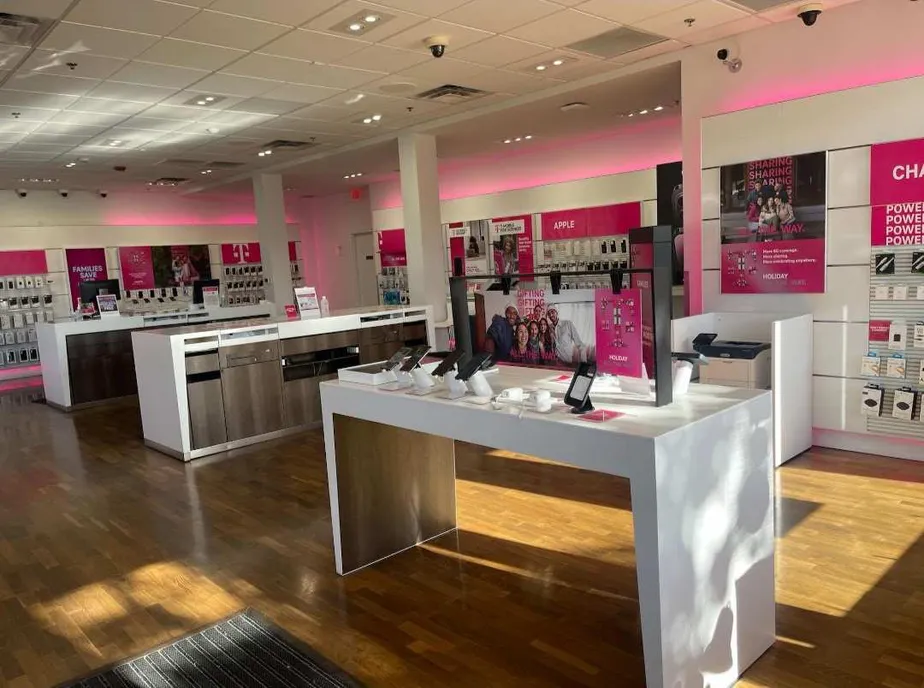 Interior photo of T-Mobile Store at Bel Aire Plaza, Napa, CA