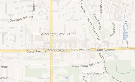 map of 7640 State Ave Kansas City, KS 66112