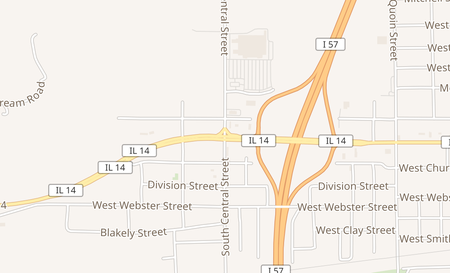 map of 62 Rend Lake Plaza Benton, IL 62812