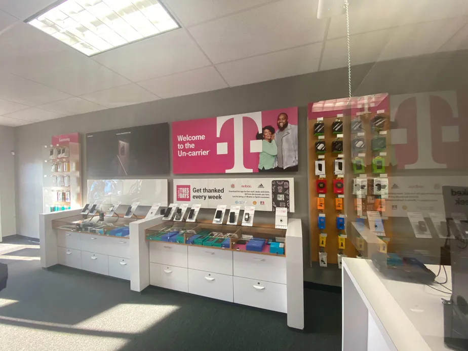 Interior photo of T-Mobile Store at Prospect Hill Rd & Bridge St, East Windsor, CT