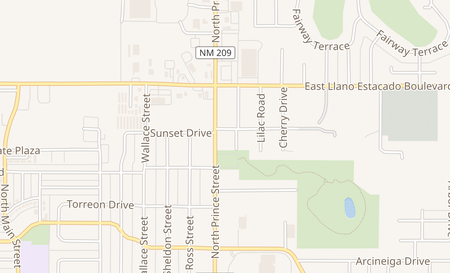 map of 2312 19th St Lubbock, TX 79401