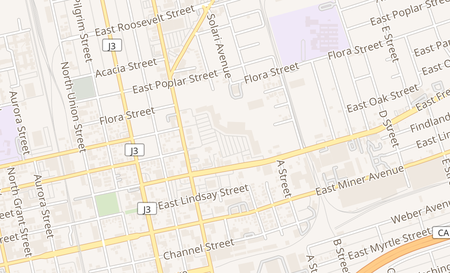 map of 678 N. Wilson Way #4 Stockton, CA 95205