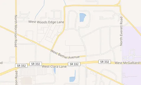 map of 4000 W Bethel Ave Muncie, IN 47304