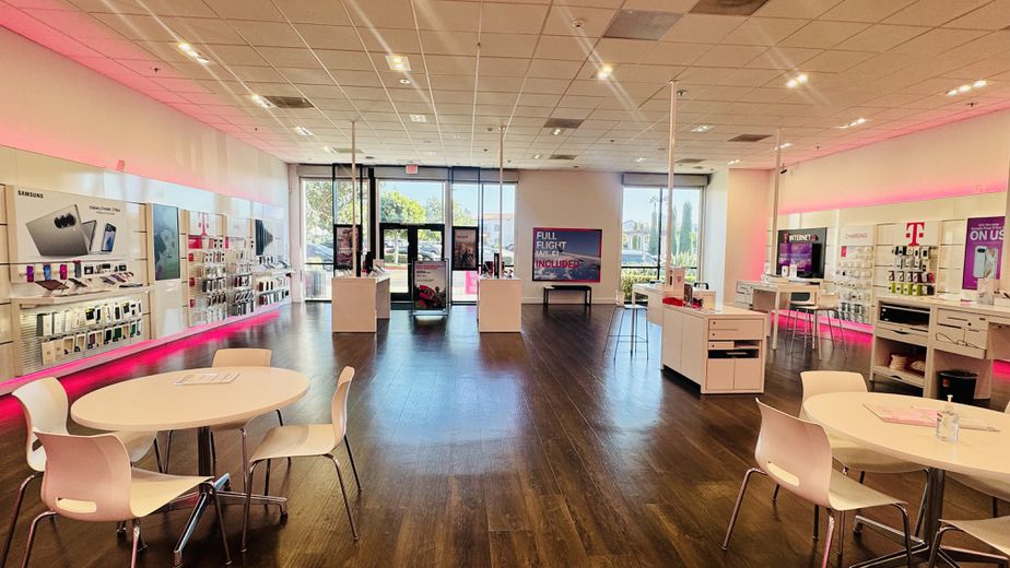 Interior photo of T-Mobile Store at Mira Mesa Market, San Diego, CA