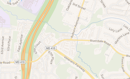 map of 6810 Riverdale Rd Riverdale, MD 20737