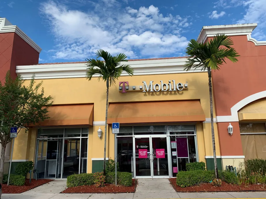 Exterior photo of T-Mobile store at State Rd 7 & Anthony Groves Rd, Royal Palm Beach, FL