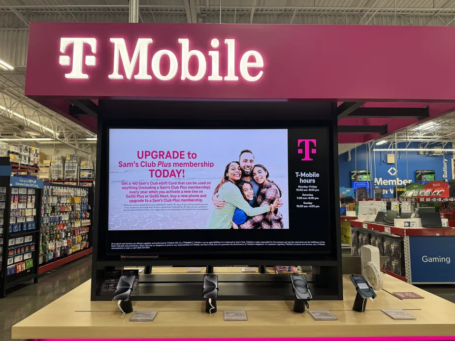  Exterior photo of T-Mobile Store at Sam's Club Round Rock TX, Round Rock, TX 