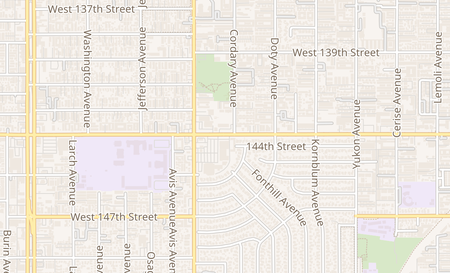 map of 3920 Rosecrans Ave Hawthorne, CA 90250