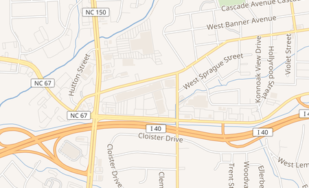 map of 1171 Silas Creek Pkwy Winston Salem, NC 27127