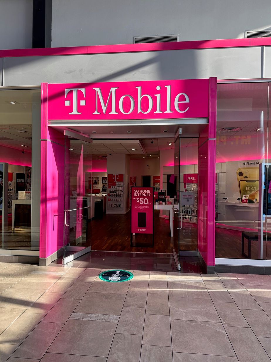 Exterior photo of T-Mobile Store at South Town Mall, Sandy, UT