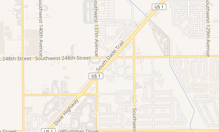 map of 24849 South Dixie Hwy Princeton, FL 33032