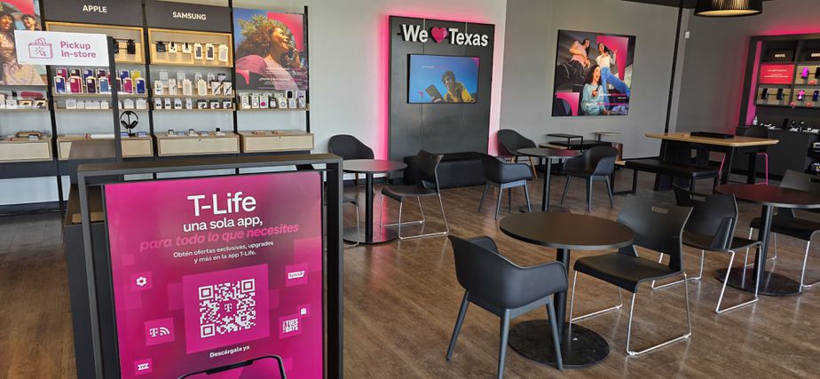 Interior photo of T-Mobile Store at Loop 375 & Alameda Boulevard, El Paso, TX