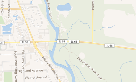 map of 524 W. Dundee Road Wheeling, IL 60090