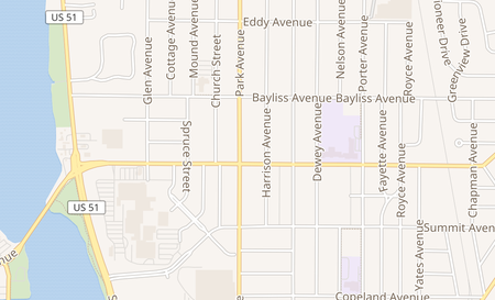 map of 905 Henry Avenue Beloit, WI 53511