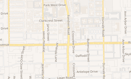 map of 3206 Fondren Houston, TX 77063