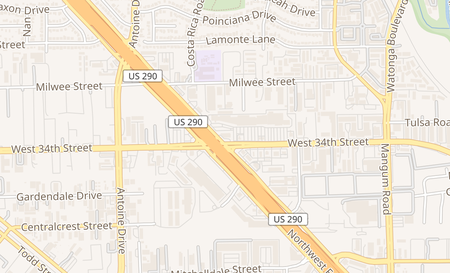 map of 11200 Northwest Fwy 600 Houston, TX 77092