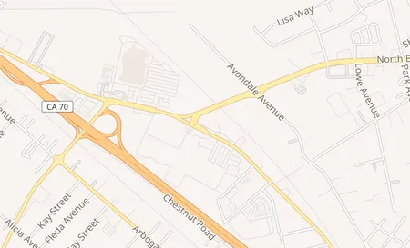 map of 5995 Lindhurst Marysville, CA 95901