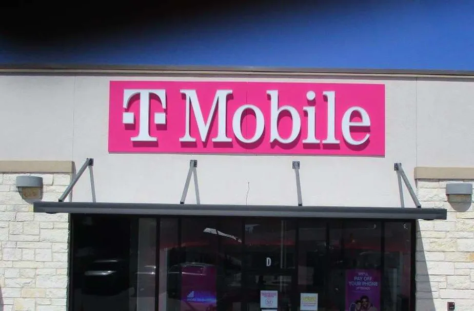Exterior photo of T-Mobile Store at State Hwy 71 & W Travis St, La Grange, TX