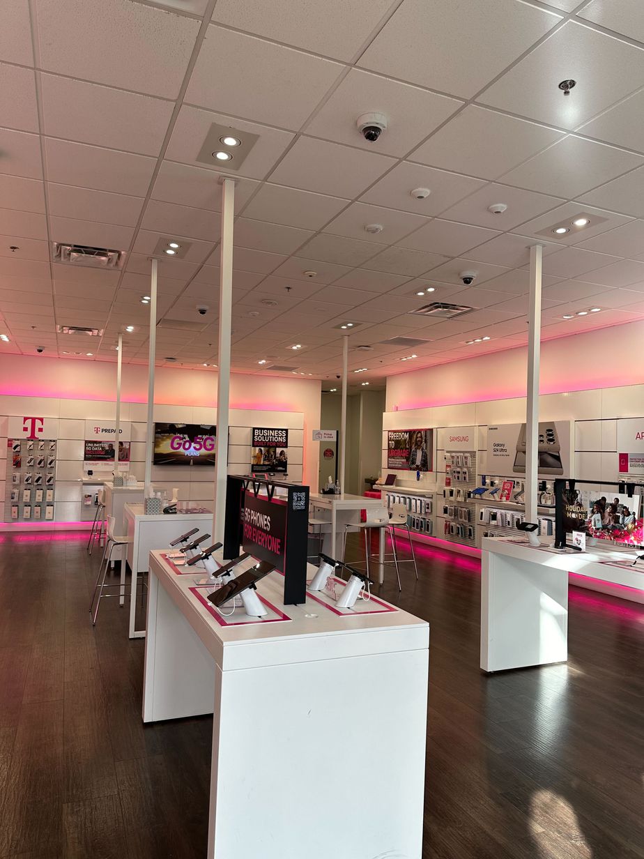 Interior photo of T-Mobile Store at Newell & Main, Walnut Creek, CA