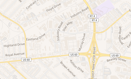 map of 1301 Winchester Road 49 Lexington, KY 40505
