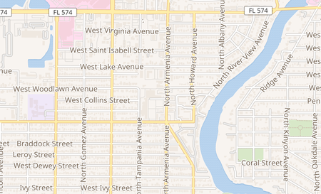map of 4058 Fiesta Plaza #108 Tampa, FL 33607