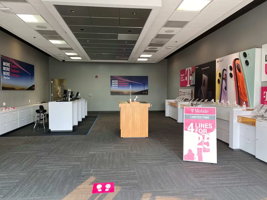 Interior photo of T-Mobile Store at Trinity Pkwy & W Eight Mile Rd, Stockton, CA