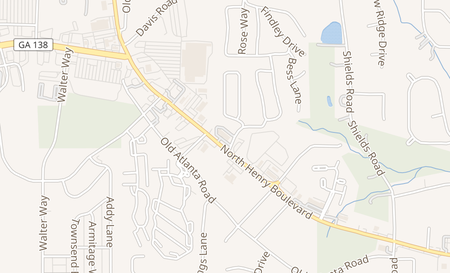 map of 5394 North Henry Blvd Stockbridge, GA 30281