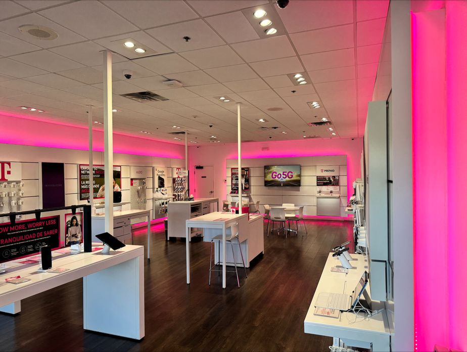 Interior photo of T-Mobile Store at Cerrillos & Rodeo, Santa Fe, NM