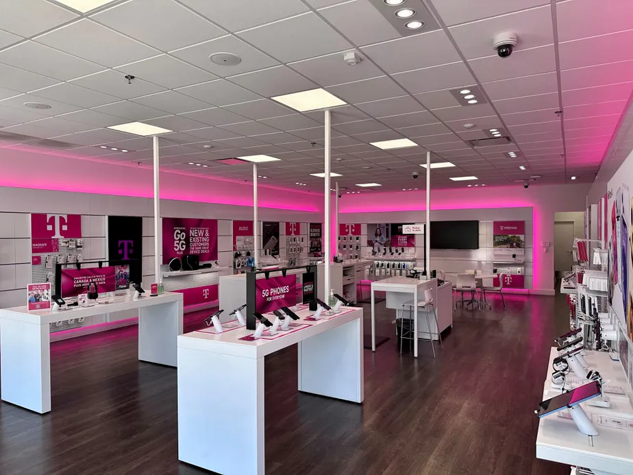 Interior photo of T-Mobile Store at Hurst - Precinct, Hurst, TX
